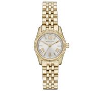 New Genuine Michael Kors Petite Lexington Silver Ladies Gold Watch MK3229