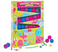 New Giant Vending Machine Surprise Includes 30 Capsules All With A Fun Surprise Inside Rotate the Dial and Watch your Surprise Roll...Roll...Roll...and then Collect it At the Bottom.