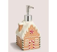 New Gingerbread House Soap Dispenser With Icing Details, Refillable Pump for Soap, Lotion, Or Hand Sanitiser, Perfect for Christmas Decor Or As A Seasonal Gift, Bring the Magic To Your Home
