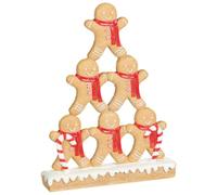 New Gingerbread Tower Christmas Decoration - Festive Gingerbread House Ornament with Cozy Holiday Detailing A-98