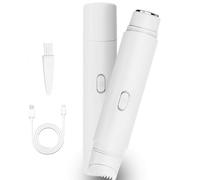 New Glow Aura Women's Shaver, Glowhave Double Headed Bikini Trimmer, Body Hair Trimmer, Rechargeable Painless Professional Shaver, Suitable for Underarms, Legs, Arms, Body,Face (White)