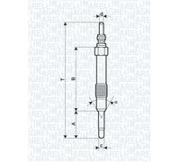 New Glow Plug for ALFA ROMEO FIAT LANCIA OPEL SAAB VAUXHALL:145,146,147,156
