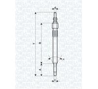 New Glow Plug for CHRYSLER JEEP:LIBERTY,CHEROKEE,VOYAGER IV,LIBERTY SUV