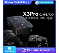 New Godox X3pro TTL HSS 2.4G Wireless Flash Trigger OLED Touch Screen Transmitter Quick Charge for Canon Nikon Sony Fujifilm X3pro-F