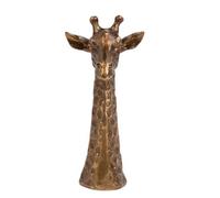 New Gold Giraffe Ornament Showcases A Realistic Design & Textured Feel to Bring Depth & Character to Any Room, Creates A Focal Point in Your Home, Enhances your Decor With A Jungle Charm - Gold