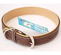 NEW Golden Retriever - Brown Dog Collar - Large & X-Large Size - (Large 40cm - 50cm / 15.7-19.7 inches)