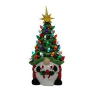 NEW Gonk Tree With LEDs - Green Light Up your Home In Adorable Style This By Including The Christmas Gonk Tree with LEDs In Your Festive Decorating. RO1