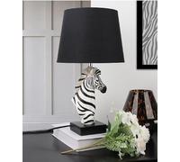 New Good Looking Zebra Shaped Table Lamp (Black &White)- A True Statement Piece That Adds A Bold and Stylish Touch to Any Room- Bring Character to Your Space