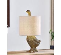 New Goose Table Lamp, Add A Playful Touch to Your Space, Emits A Soft, Warm Light, Bringing an Elegant and Quirky Vibe to Any Room, Ideal for Creating A Cosy Atmosphere - Gold