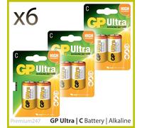 GP Batteries Ultra Alkaline C - 2 Pack