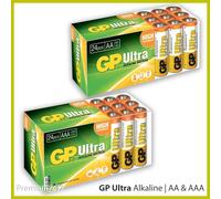 New GP Ultra Alkaline Super Power AA/AAA Batteries 1.5V LR6 LR03 Longest Expiry