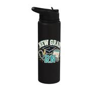 New Grad RN Nurse Graduation Stainless Steel Insulated Water Bottle