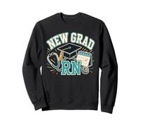 New Grad RN Nurse Graduation Sweatshirt
