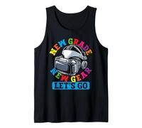 New Grade New Gear Lets Go Back to School Gamer Tank Top