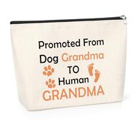 New Grandma Gift Makeup Bag Pregnancy Announcement Gifts for Grandma Cosmetic Bag Promoted to Grandma Nana Presents Grandma to Be Gifts First Time Grandma Gift Travel Zipper Cosmetic Bag