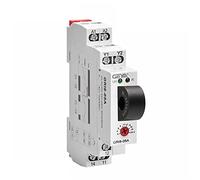 New GRI8-05 AC or DC Current Monitoring Relay Straight-Through 2A-20A AC24V-240V Over-Current Under-Current Protection(GRI8-05B ACDC Curren)