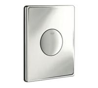 New Grohe Skate Pneumatic Single Flush Plate Wall Mounted - Chrome 38573000