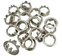 New Grommets Clock Key Hole Dial Silver Finish 10mm Antique clock repair x 12 piece