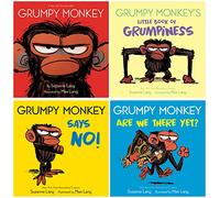 NEW! Grumpy Monkey Series 4 Books Collection (Board book)