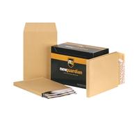New Guardian Envelopes Heavyweight Peel and Seal Gusset 25mm 130gsm Manilla C4 (Pack 100)