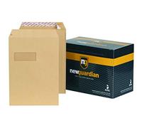 New Guardian F24203 Envelopes Heavyweight Pocket Peel and Seal Window Manilla C4 [Pack of 250]