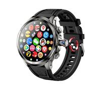 NEW H19 Smart Watch 4G Network SIM Card 1900Mah Battery 720 * 720 Display Heart Rate 1.95 inch Amoled Screen GPS WIFI Smartwatch Men Sim Card (black,64GB)