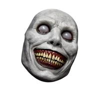 New Halloween Creepy The Exorcist Horror Terror Mask Smile White Face White Eyes Party Carnival Cosplay Injection plastic Mask