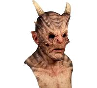 New Halloween Full Face Mask Set - Realistic Skull, Pumpkin, Grim Reaper & Clown - Adult Scary Costume for Party & Cosplay (Color:Demonic Flesh Fiend)