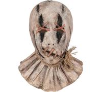 New Halloween Full Face Mask Set - Realistic Skull, Pumpkin, Grim Reaper & Clown - Adult Scary Costume for Party & Cosplay (Color:Dark X-eye Reaper)