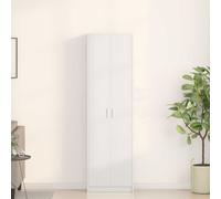 vidaXL Wardrobe with Shelf White 55 x 25 x 189 cm Engineered Wood