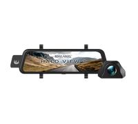 Road Angel Halo Vision 3 4K Mirror Dash Cam Front and Rear - Rear View Mirror Dash Cam with integrated 10 inch LCD touchscreen - Reversing Rearview Dashcam Camera