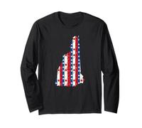 New Hampshire America Patriotic USA Flag for Men Women Adult Long Sleeve T-Shirt