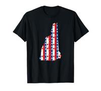 New Hampshire America Patriotic USA Flag for Men Women Adult T-Shirt