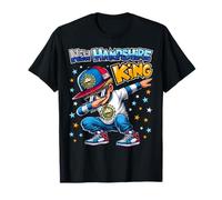 New Hampshire King Dabbing Cool State Flag for Kids T-Shirt