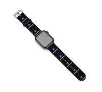 New Hampshire Map Flag Silicone Watch Strap Compatible with IWatch Adjustable Sports Band Unisex 38mm/40mm