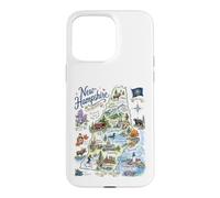 New Hampshire, NH, USA, Maps, Icons Case for iPhone 15 Pro Max