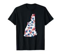 New Hampshire Patriotic USA Flag America for Men Women Adult T-Shirt