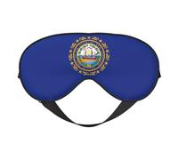 New Hampshire State Flag Eye Mask, Sleep Mask for Men Women 100% Blackout, No Pressure On Eyes, Soft & Breathable