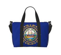 New Hampshire State Flag Print Carry On Overnight Bag,Travel Duffel Bag,Personal Item Bag,for Travel, Gym Sports Weekender