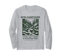 New Hampshire Stone and Timber & Mountain Mind Adventure Long Sleeve T-Shirt