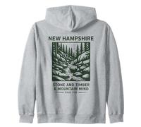 New Hampshire Stone and Timber & Mountain Mind Adventure Zip Hoodie