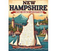 New Hampshire Word Search Puzzle Book for Adults: Large Print Brain Games for Travel, Seniors & Relaxation: 100 New Hampshire-Themed Puzzles with Fun ... Fun (U.S. State Word Search Adventure Series)