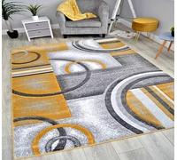 New Hand Carved Ochre Gold Grey Mustard Black Silver Small Extra Large Size House Rugs Cheap