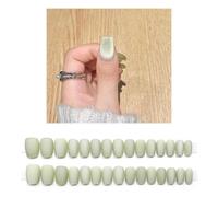 New Hand Made Manicure False Nails Design Manicure Wear Armor Manicure Tools Patch Nail Armor Wear-resistant Wearing tip oat june on on handmade short tips olive