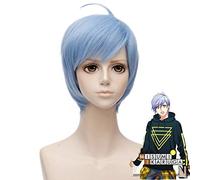 New Hand Tour A3! Misumi Ikaruga Cosplay Wig Short blue Heat Resistant Synthetic Hair Pelucas Party Unisex Anime Costume Wigs HC BJSJ