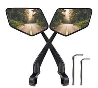 New Handlebar Bike Mirror, APLSTOW HD Automotive Grade Glass Lens E-Bike Mirrors, Scratch Resistant, Safe Bicycle Rearview Mirrors