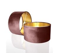 New Handmade by Order Mauve Purple Glamour Velvet lamp Shade Ceiling Shade with Metallic Lining of Gold,Silver or Copper lamp Shades Suitable for Ceiling and Tables