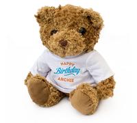 NEW - HAPPY BIRTHDAY ARCHIE - Teddy Bear - Cute Soft Cuddly - Gift Present