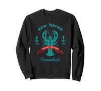 New Haven Connecticut Lobster Fishing Vacation Souvenir Sweatshirt