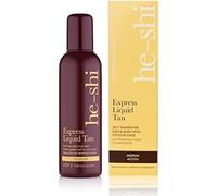 He-Shi Express Liquid Instant Self Tan Quick Dry Easy 7-10 Days Medium 150ml